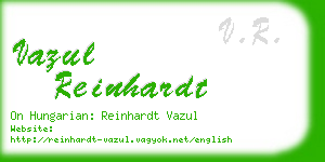 vazul reinhardt business card